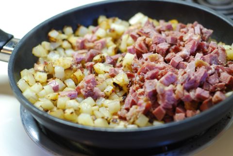 Corned Beef Hash - skillet