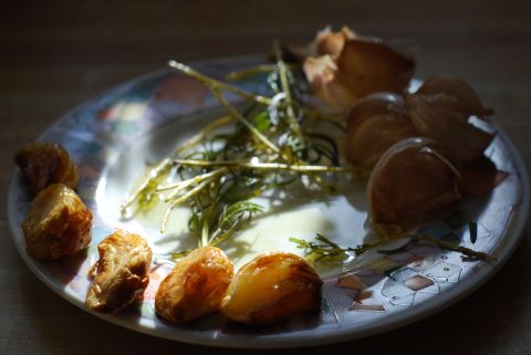 Roasted garlic and herbs from Rosemary Garlic Olive Oil