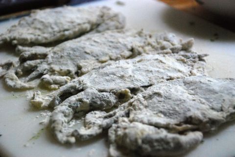 Soft-shelled crab - floured